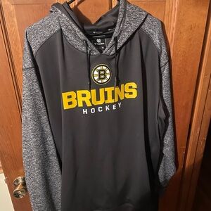 Fanatics bruins dryfit material sweatshirt. Brand new never worn official 2xl